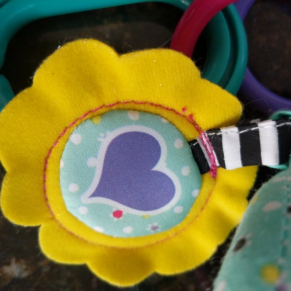 Infantino Spiral Activity Toy Pink Bird Butterfly Baby Rattle - Picture 15 of 15